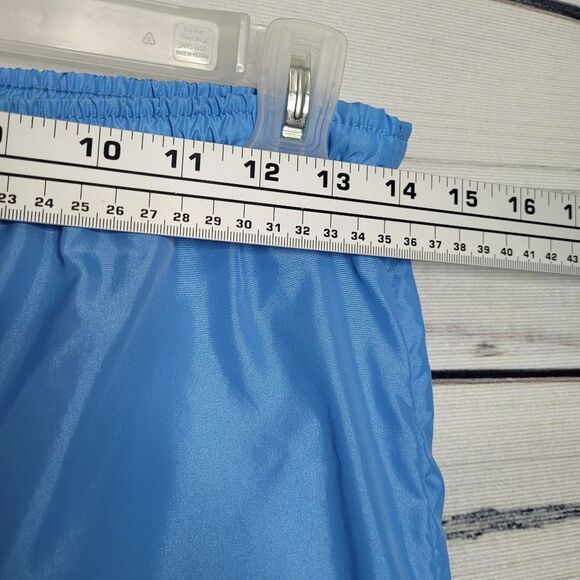 Vintage Nike blue yellow 70s-80's pull on wind pants athletic size large - Picture 7 of 10